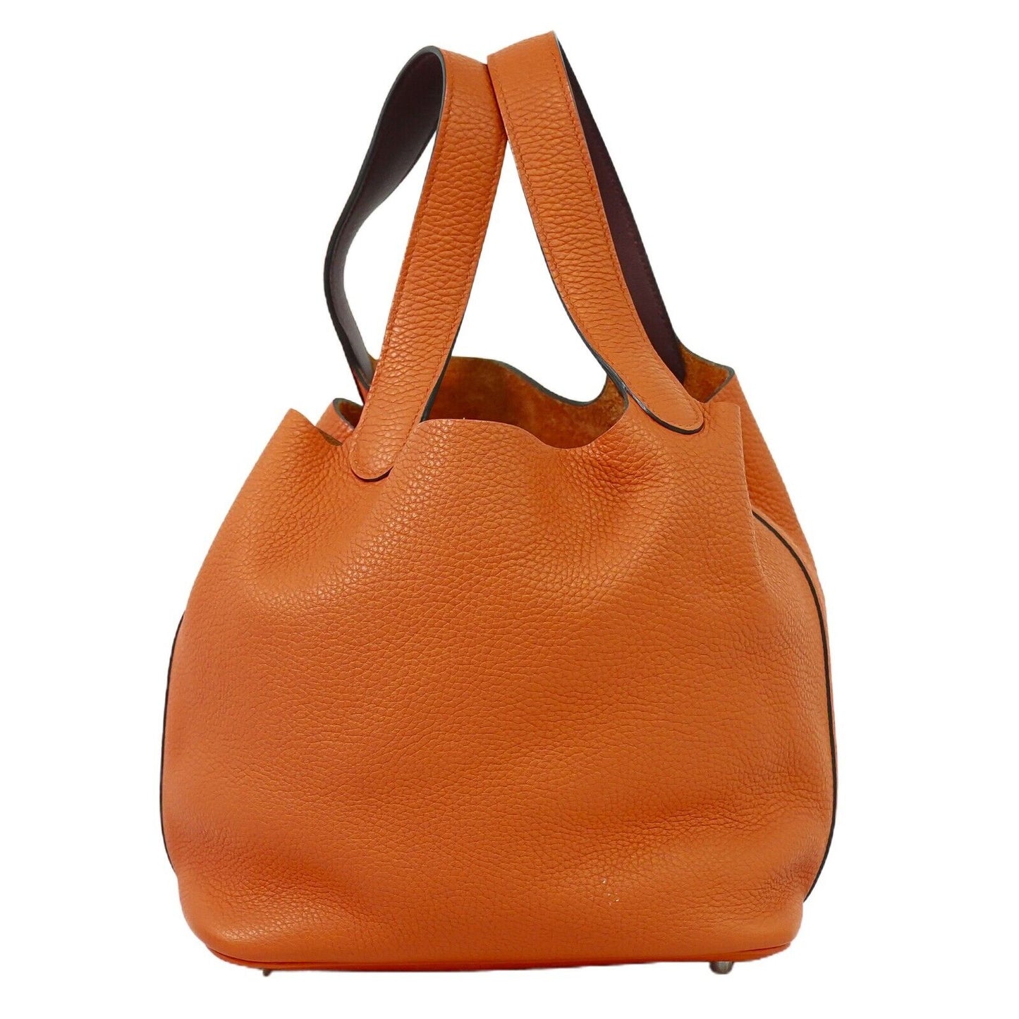 HERMES ピコタンロック MM トリヨンクレマンス ハンドバッグ A刻 2017年 オレンジ