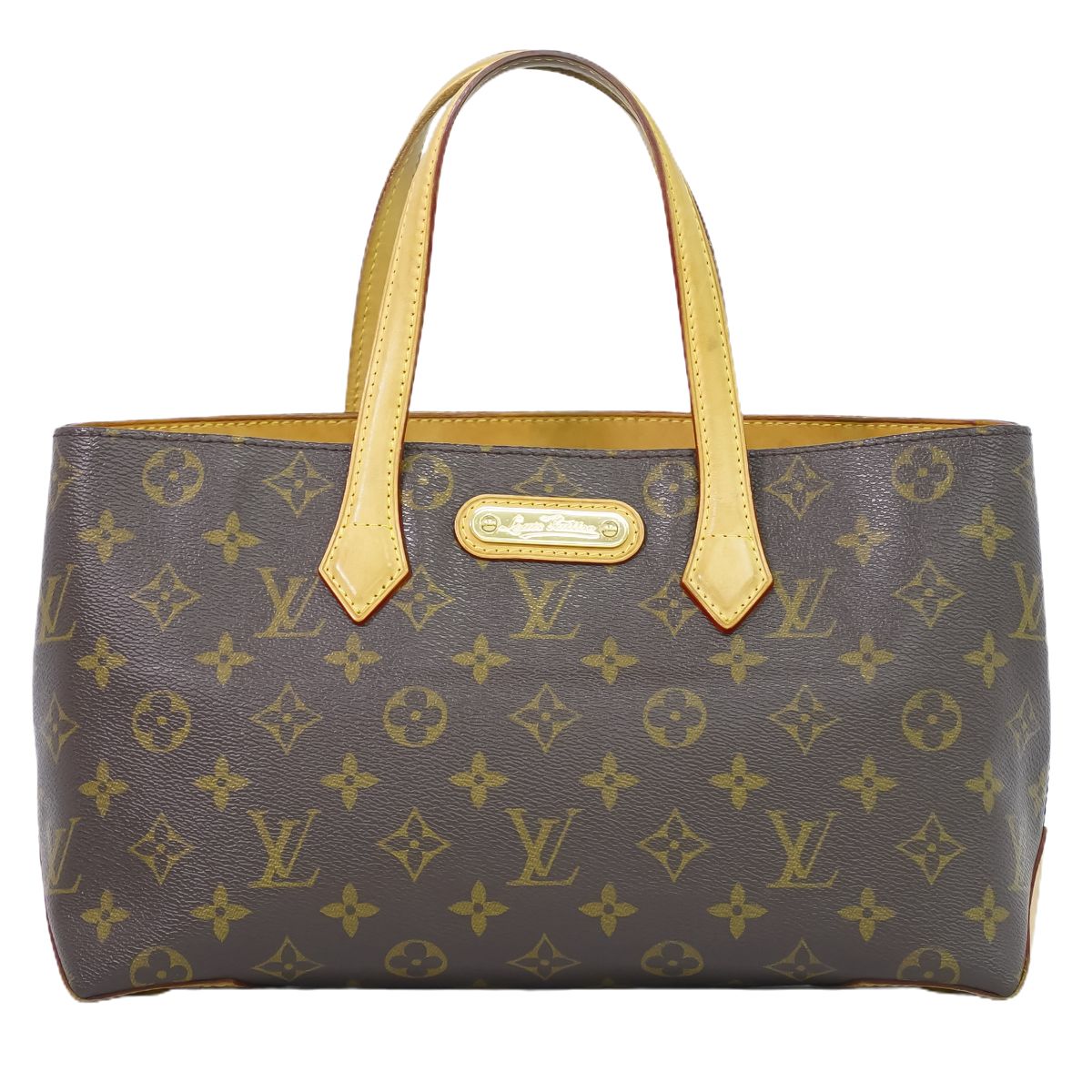 ルイヴィトン LOUIS VUITTON LV ウィルシャー PM モノグラム ハンドバッグ トートバッグ ブラウン M45643 Wils –  BRAND BOX by HIRAKOBA