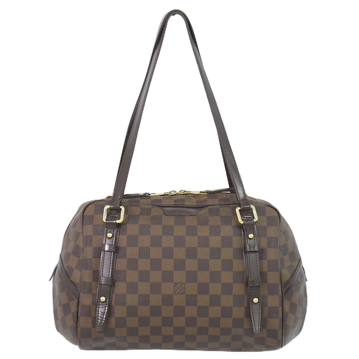 ルイヴィトン LOUIS VUITTON LV リヴィントン PM ダミエ エベヌ ショルダーバッグ トートバッグ ブラウン N41157  Rivington ビトン バッグ – BRAND BOX by HIRAKOBA