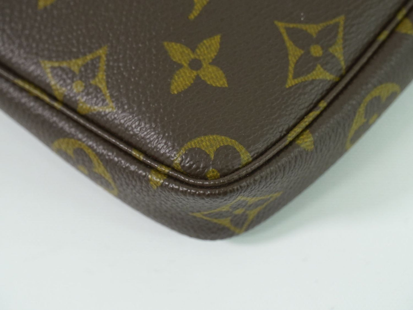 LOUIS VUITTON バケット モノグラム 付属ポーチ ブラウン