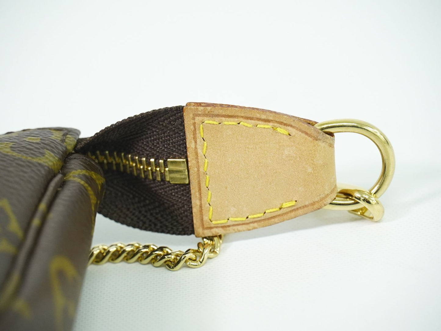 LOUIS VUITTON バケット モノグラム 付属ポーチ ブラウン