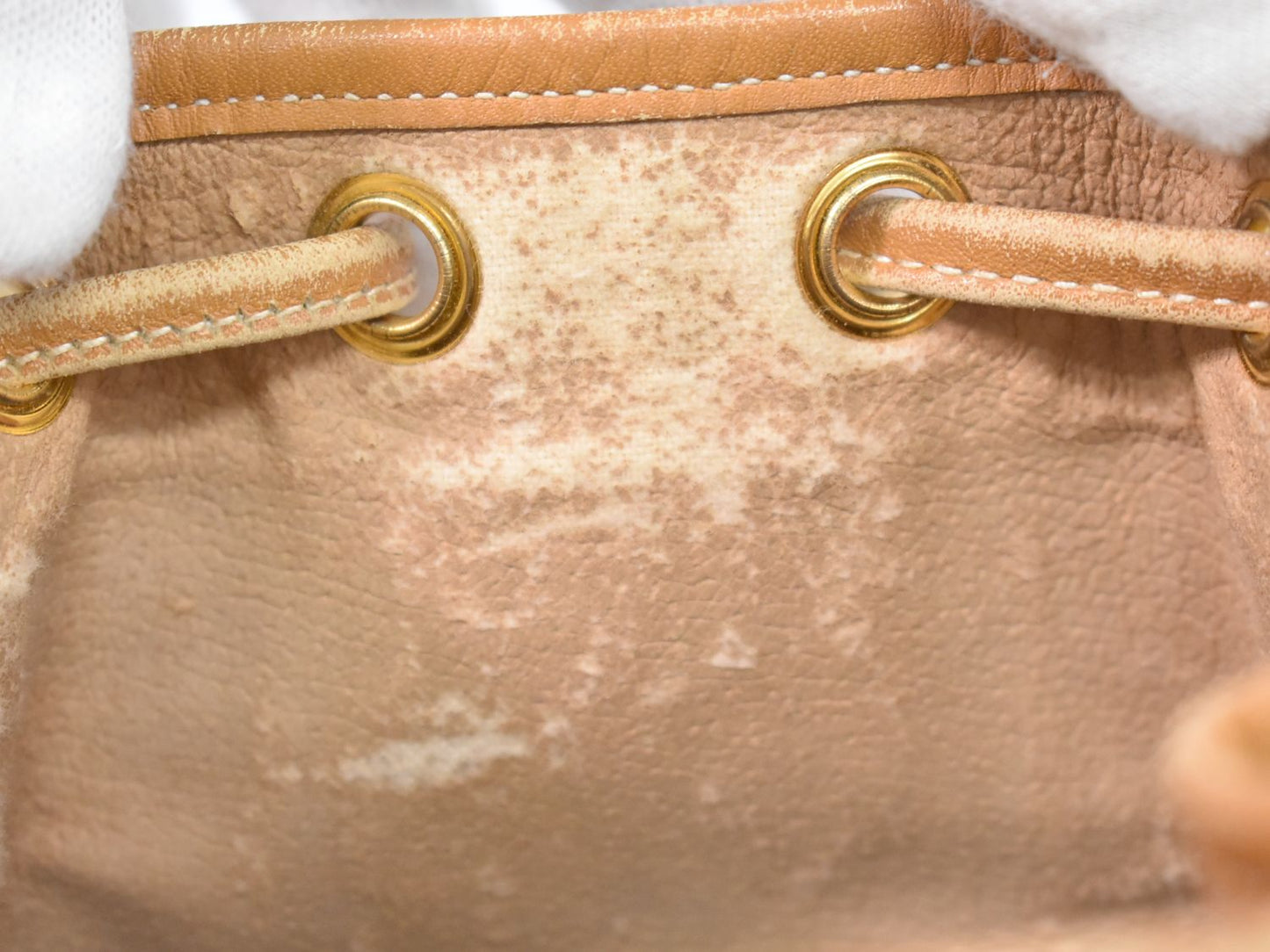 GUCCI オールドグッチ マイクロGG ショルダーバッグ ブラウン