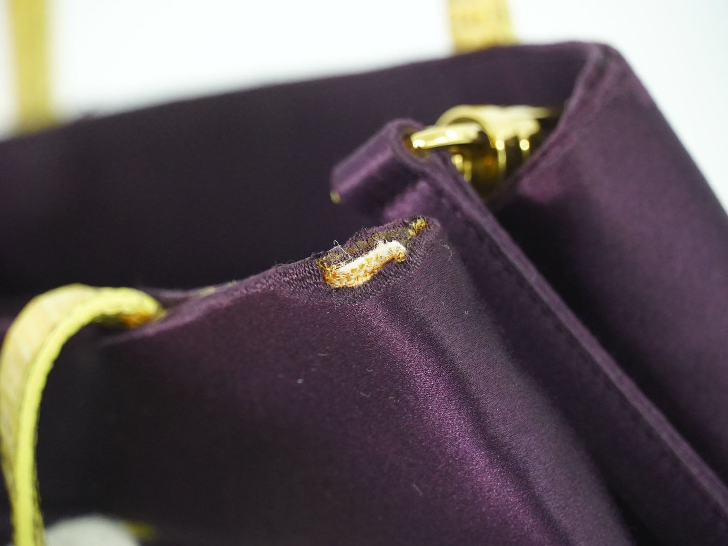 BVLGARI 2WAY ショルダーバッグ パープル イエロー