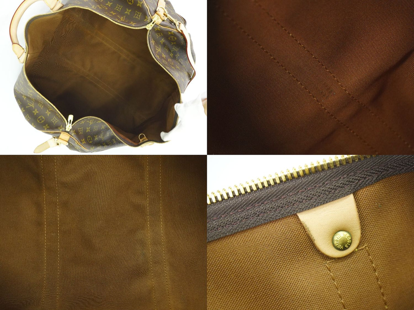 LOUIS VUITTON キーポルバンドリエール 60 モノグラム 2WAY ボストンバッグ M41412