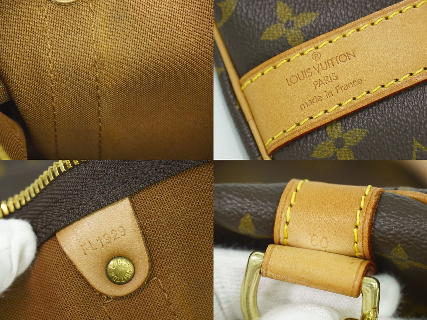 LOUIS VUITTON キーポルバンドリエール 60 モノグラム 2WAY ボストンバッグ M41412