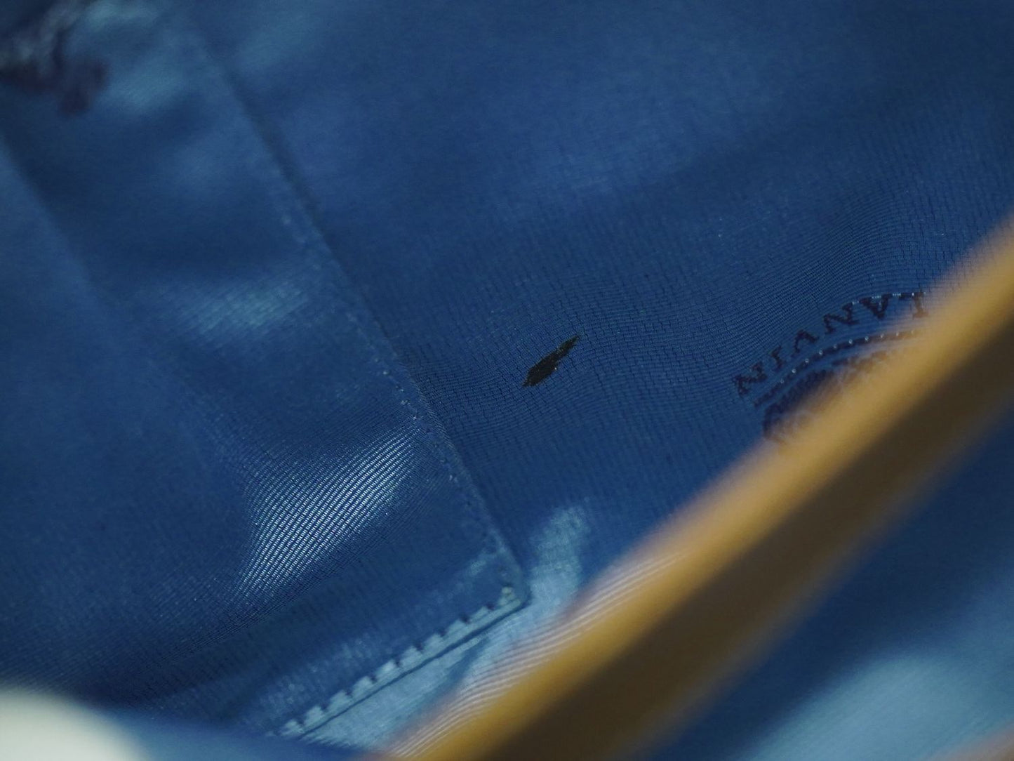 LANVIN チェーン ショルダーバッグ ブラウン