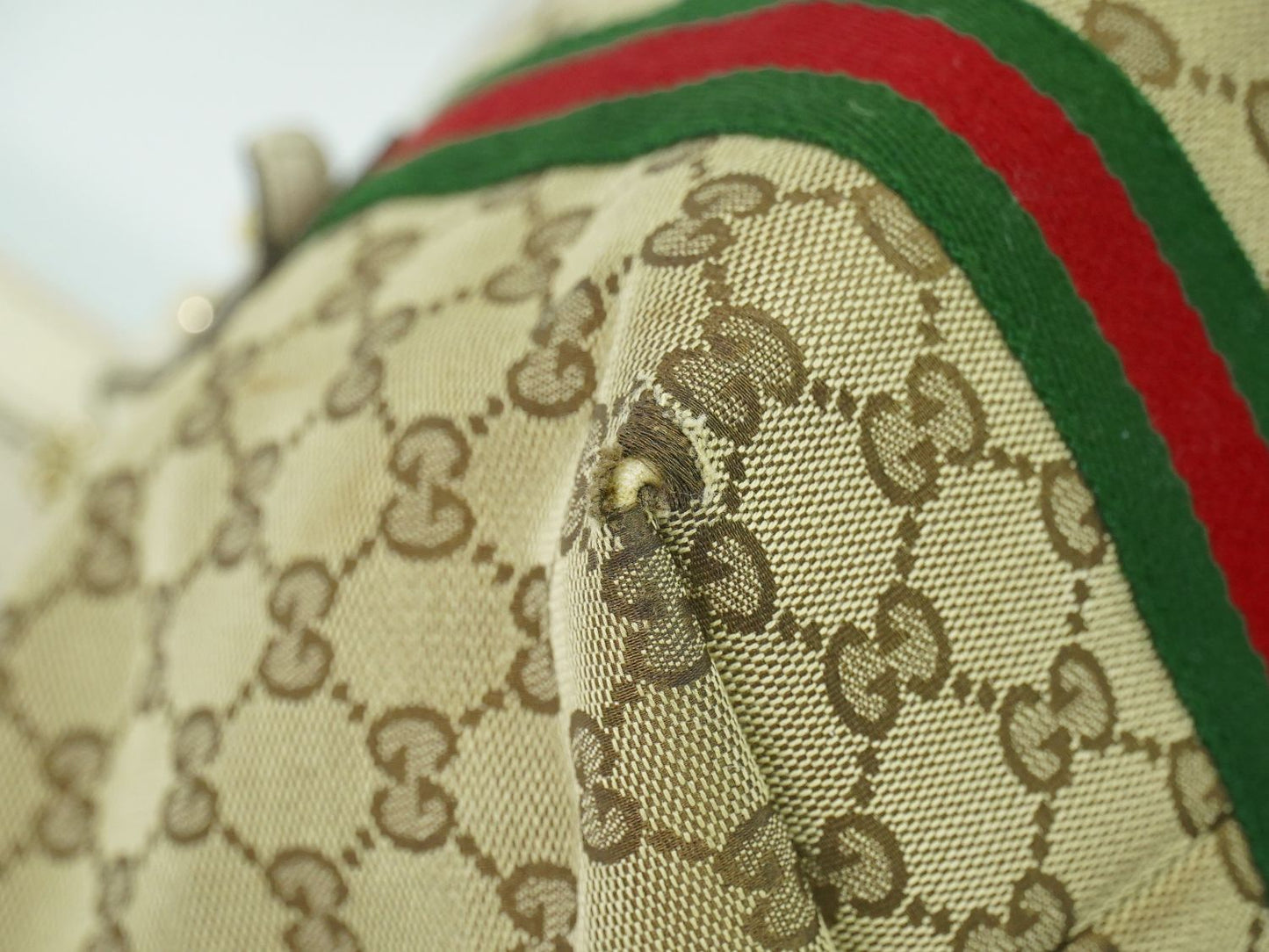 GUCCI シェリーライン トートバッグ ベージュ 137396