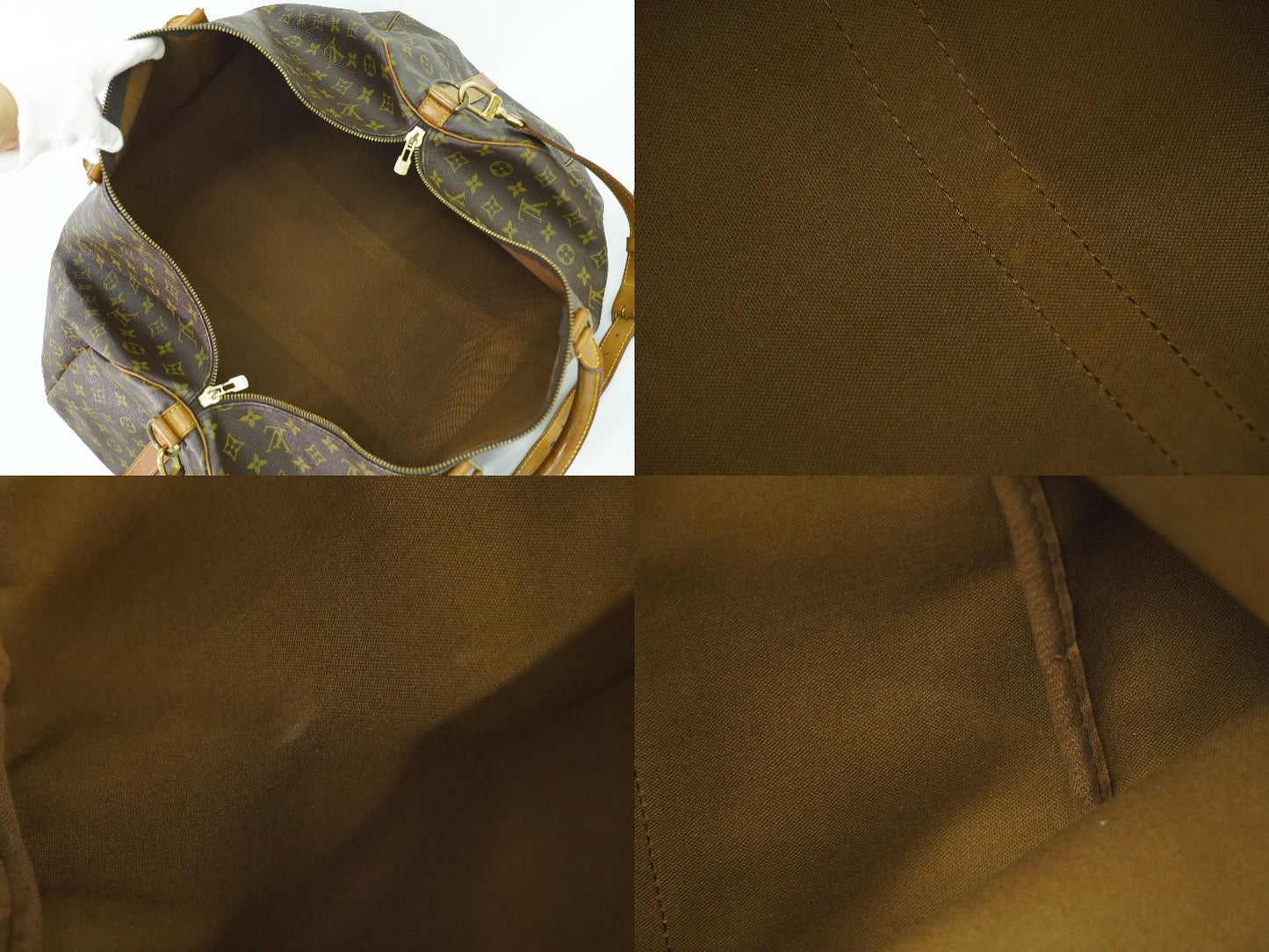 LOUIS VUITTON キーポルバンドリエール 60 モノグラム 2WAY ボストンバッグ M41412