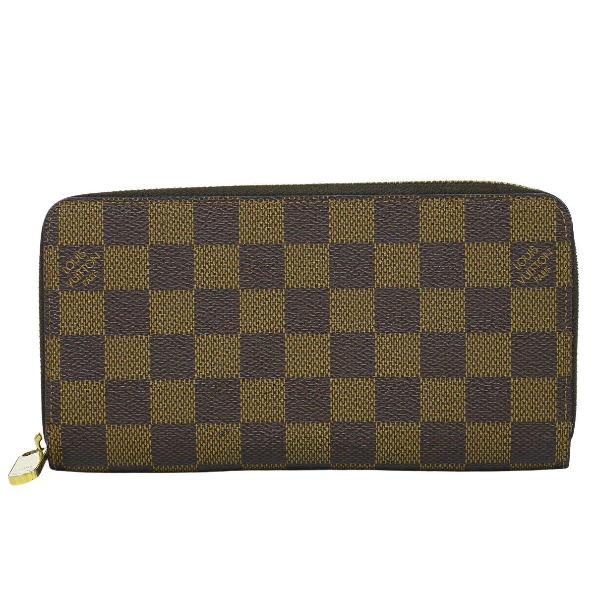 LOUIS VUITTON ジッピーウォレット ダミエ エベヌ 長財布 N60015