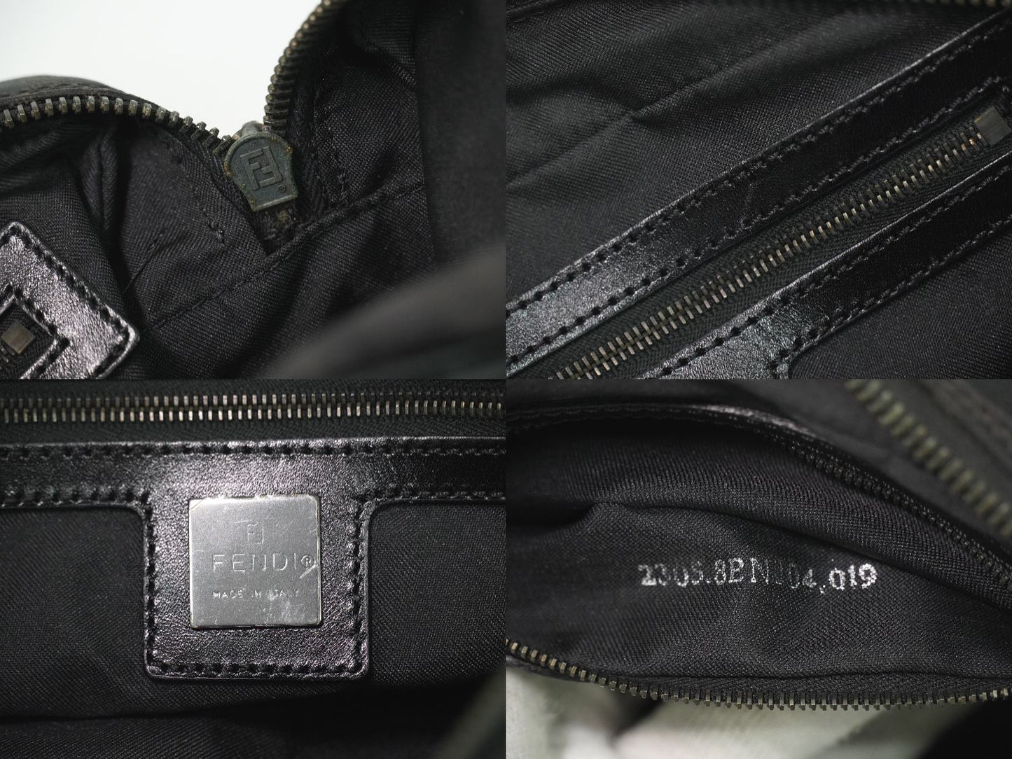 FENDI ズッカ ショルダーバッグ ブラック 8BN004