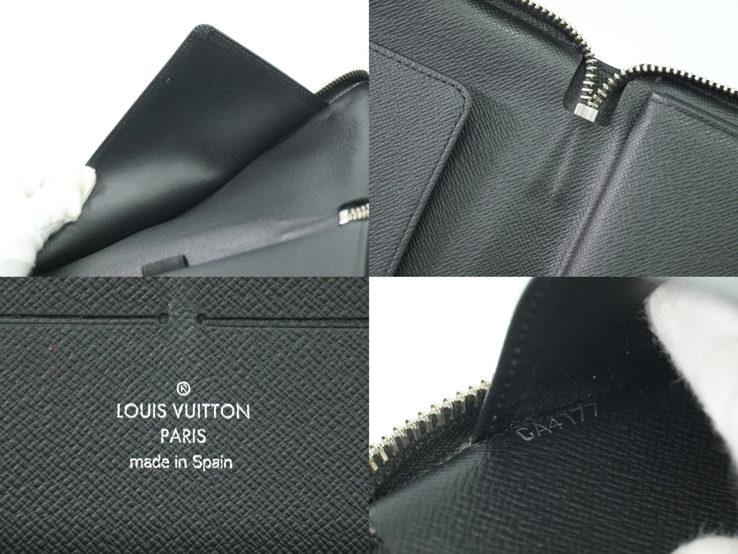 LOUIS VUITTON ジッピー オーガナイザー ダミエ グラフィット 長財布 N63077
