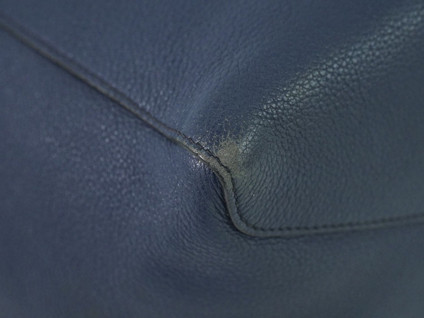 PRADA トートバッグ ネイビー 1BG202