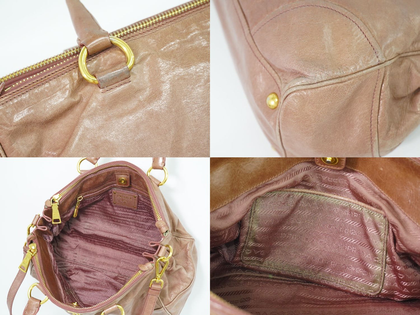 PRADA 2WAY ショルダーバッグ ピンク BN2324
