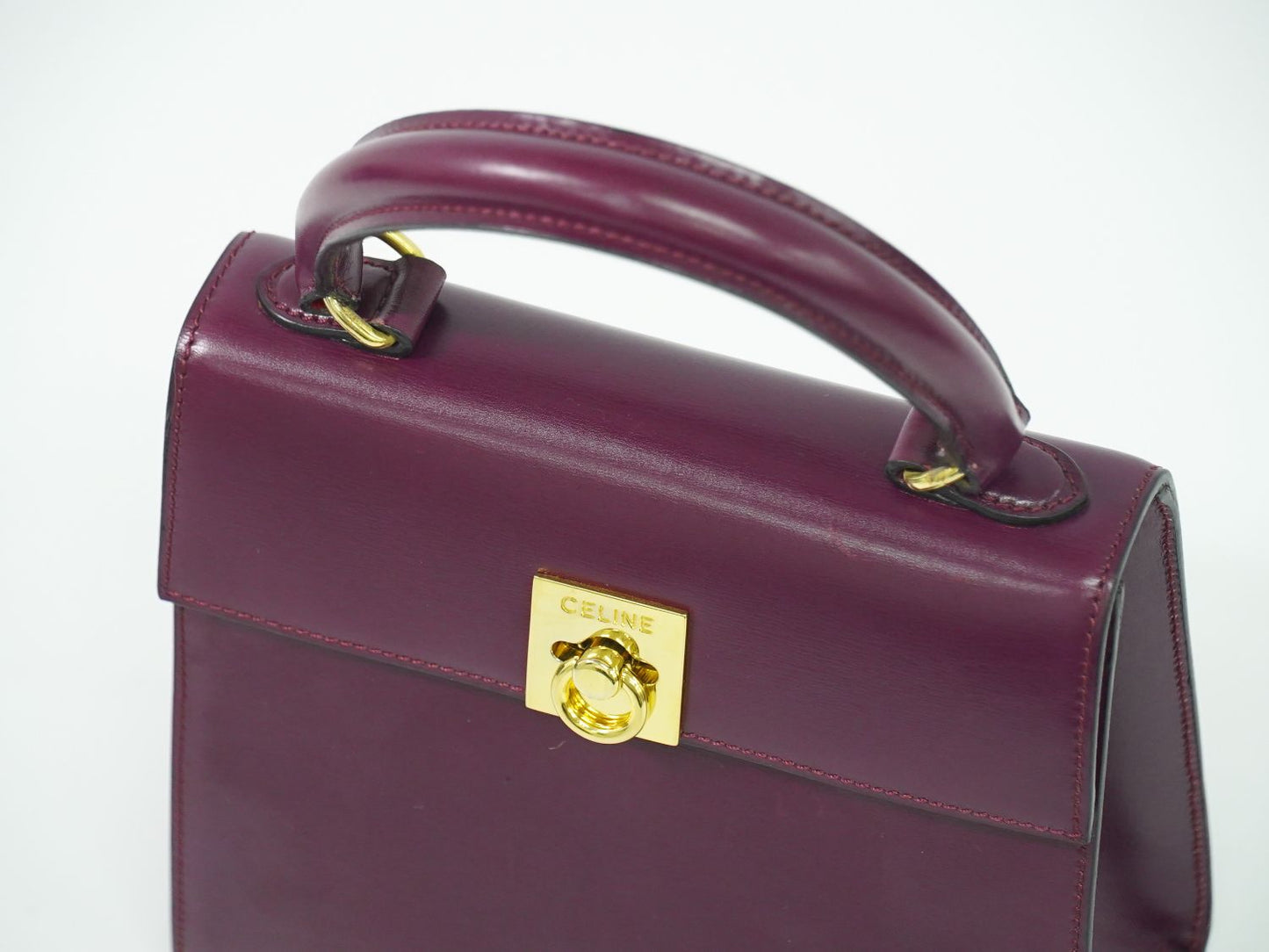 CELINE ハンドバッグ パープル