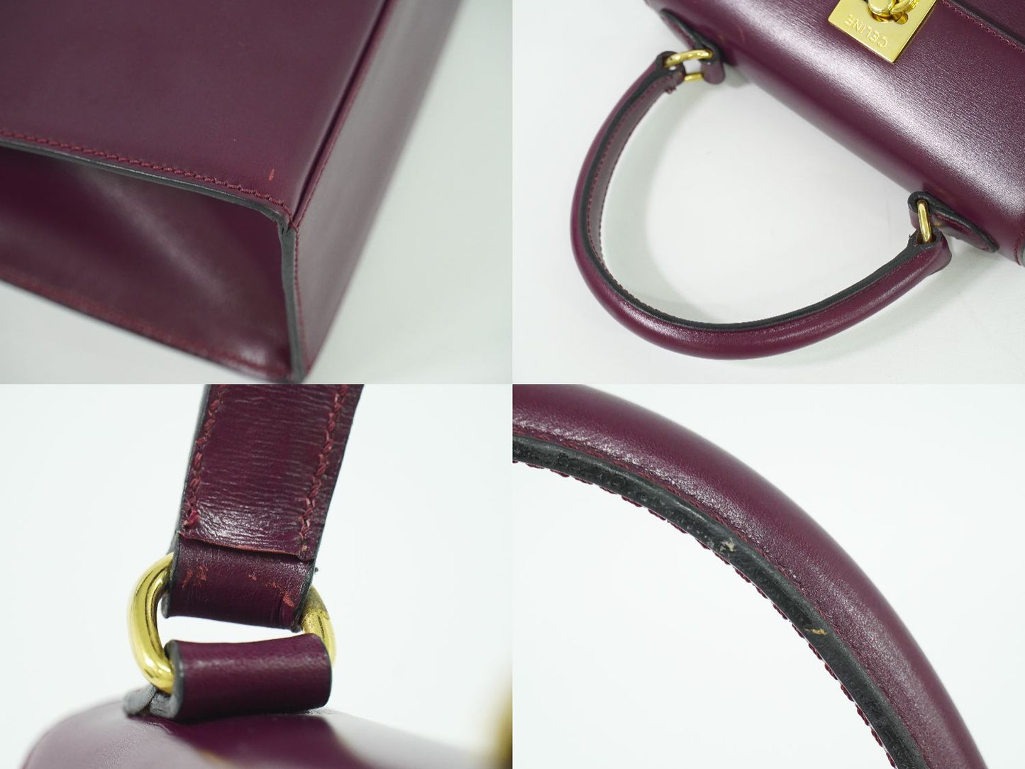 CELINE ハンドバッグ パープル