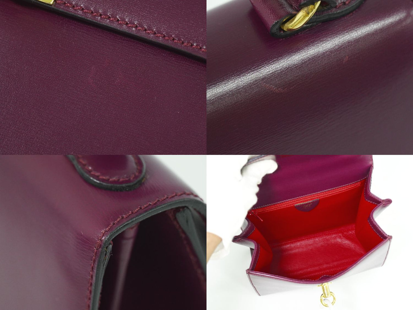 CELINE ハンドバッグ パープル
