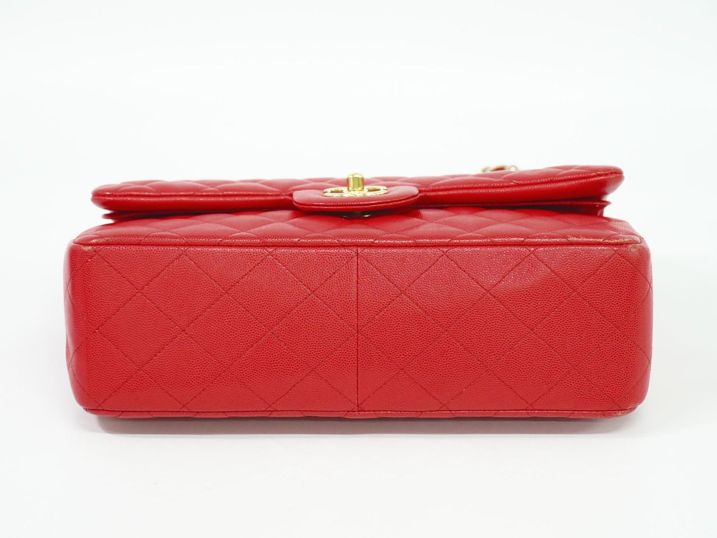 CHANEL ココマーク マトラッセ ショルダーバッグ レッド