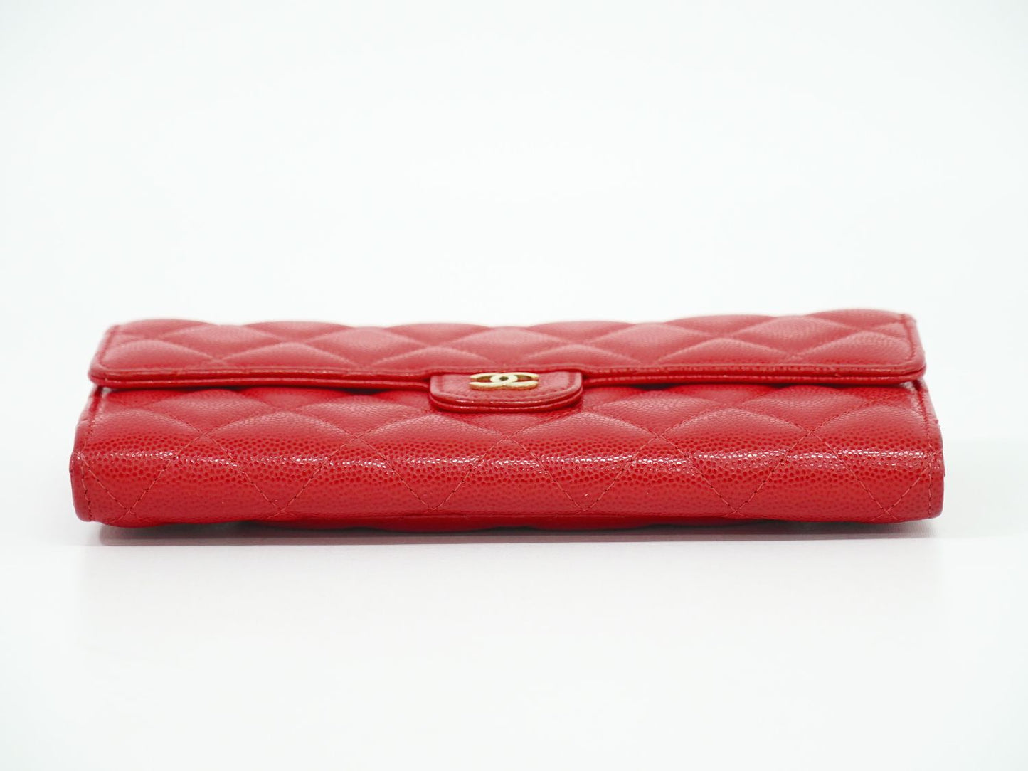 CHANEL シャネル クラシック ココマーク 長財布 レッド