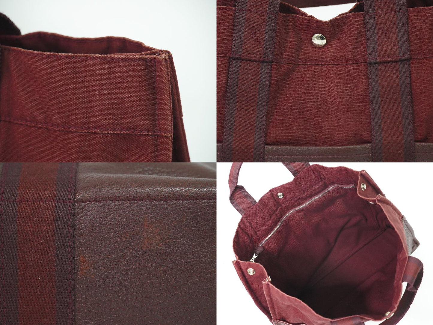 HERMES フールトゥ MM トートバッグ ボルドー