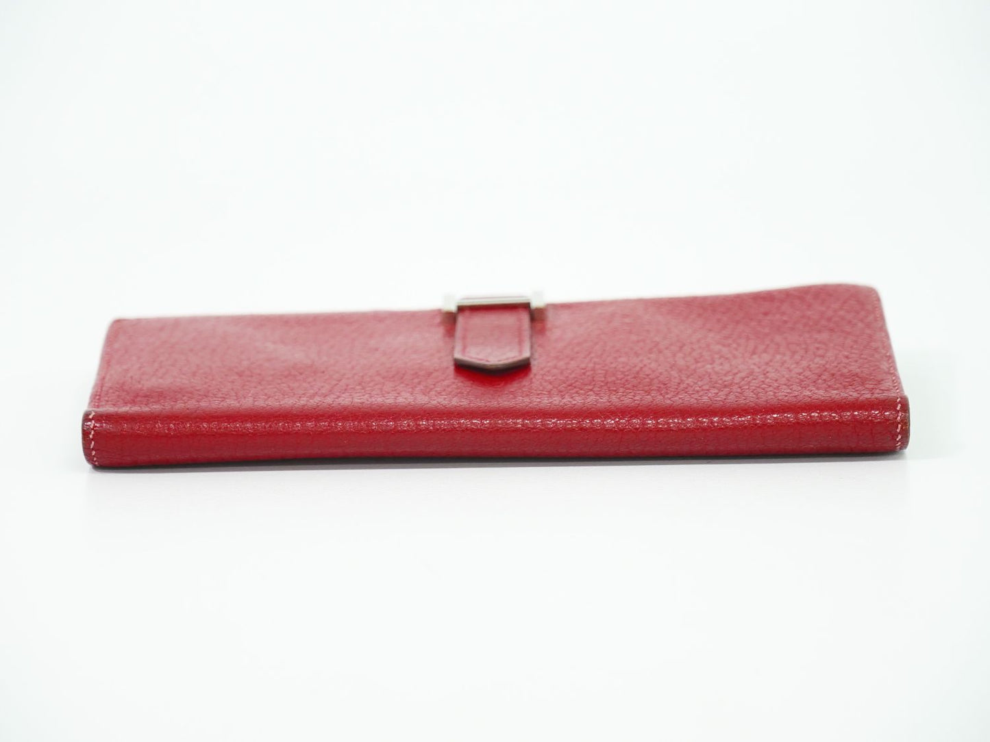 HERMES ベアンスフレ 長財布 T刻 レッド