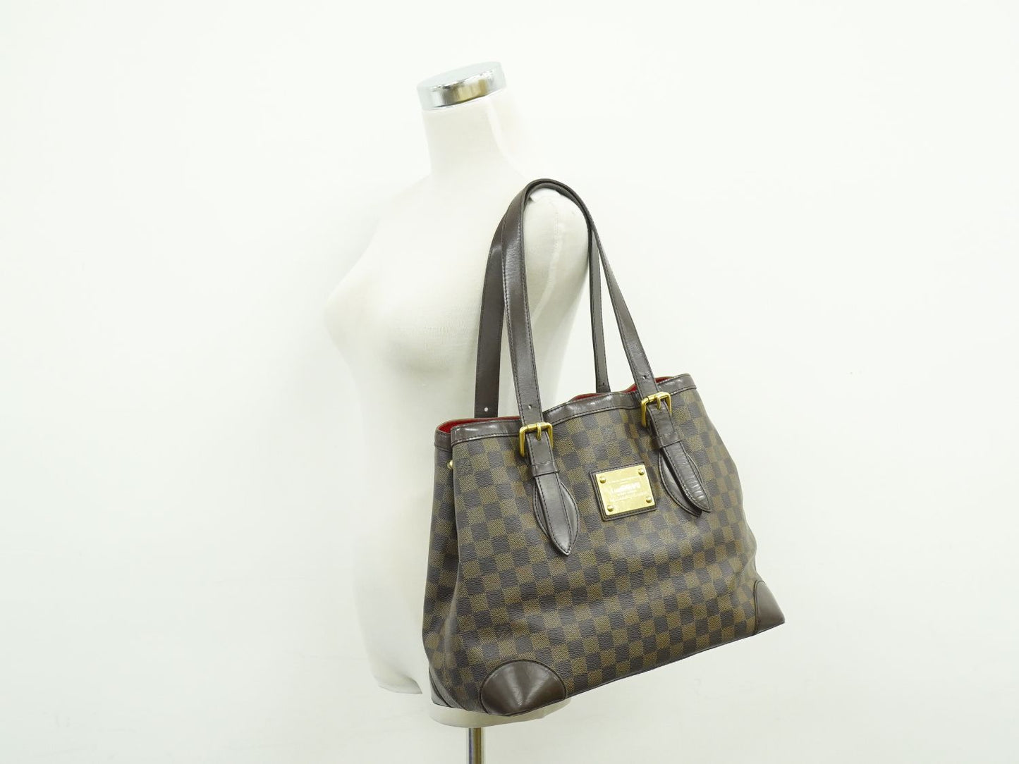 LOUIS VUITTON ハムステッド MM ダミエ エベヌ トートバッグ N51204