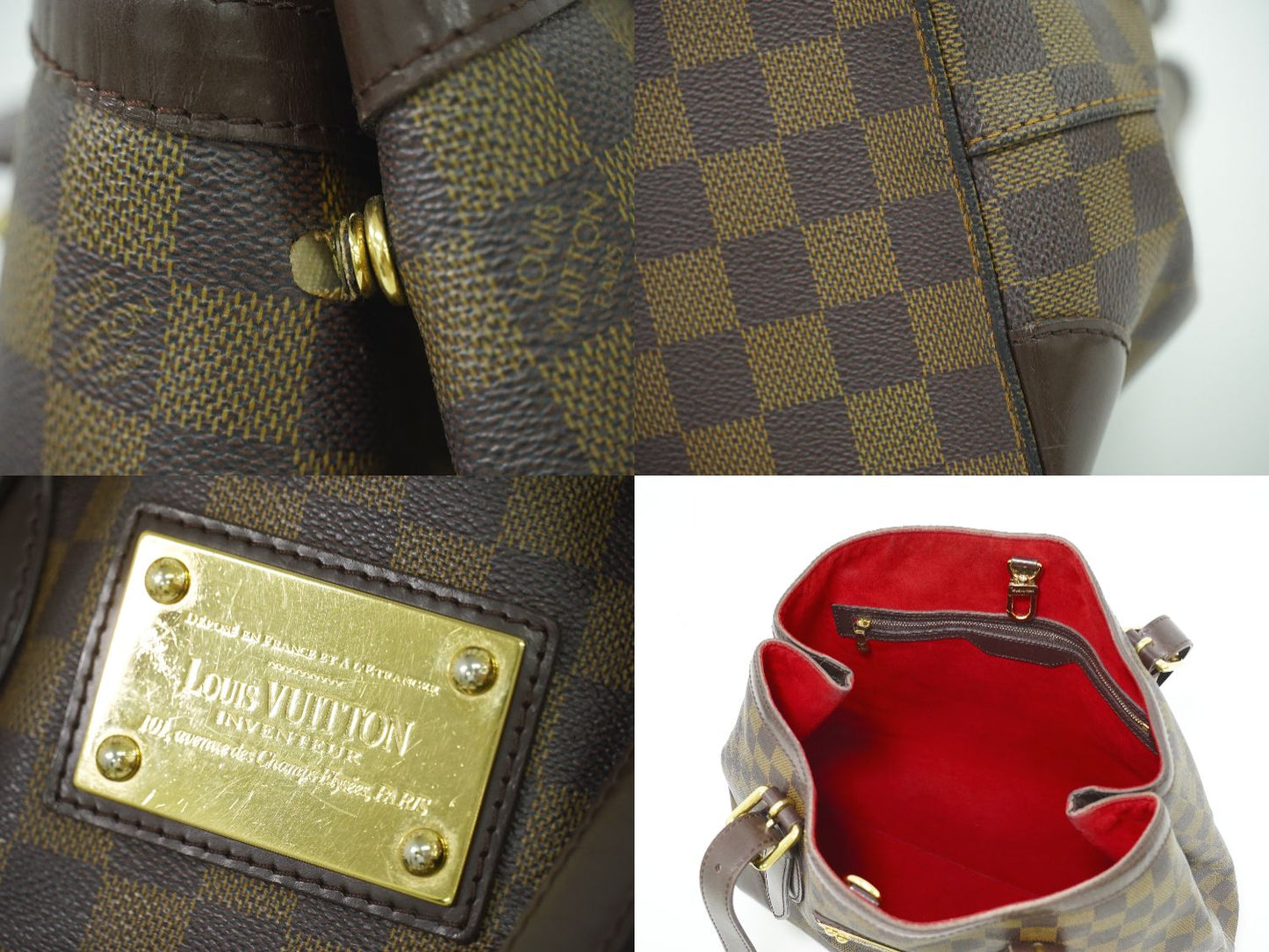 LOUIS VUITTON ハムステッド MM ダミエ エベヌ トートバッグ N51204