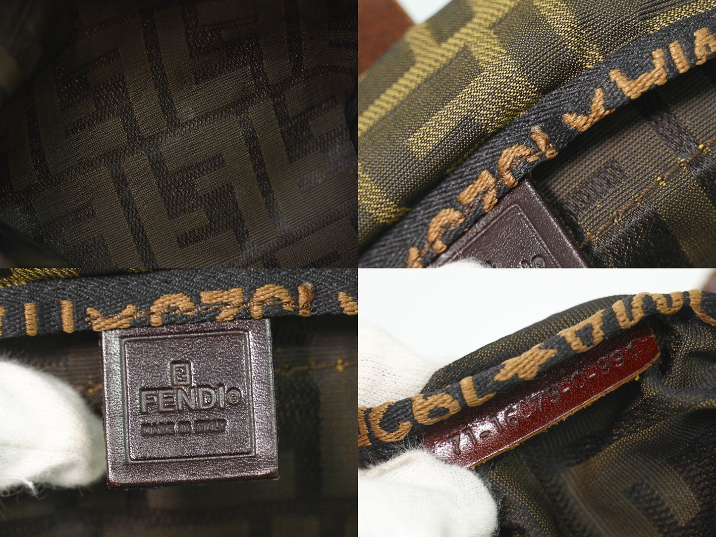 FENDI ズッカ トートバッグ ブラウン
