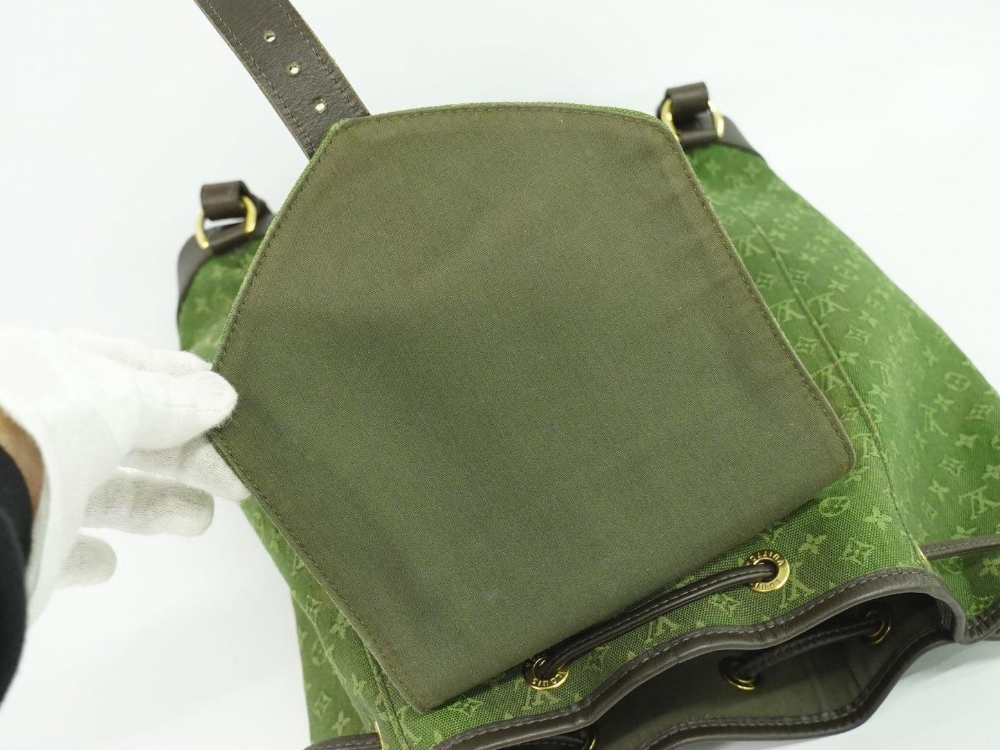 LOUIS VUITTON モンスリ GM モノグラム ミニ リュックサック カーキ M92456