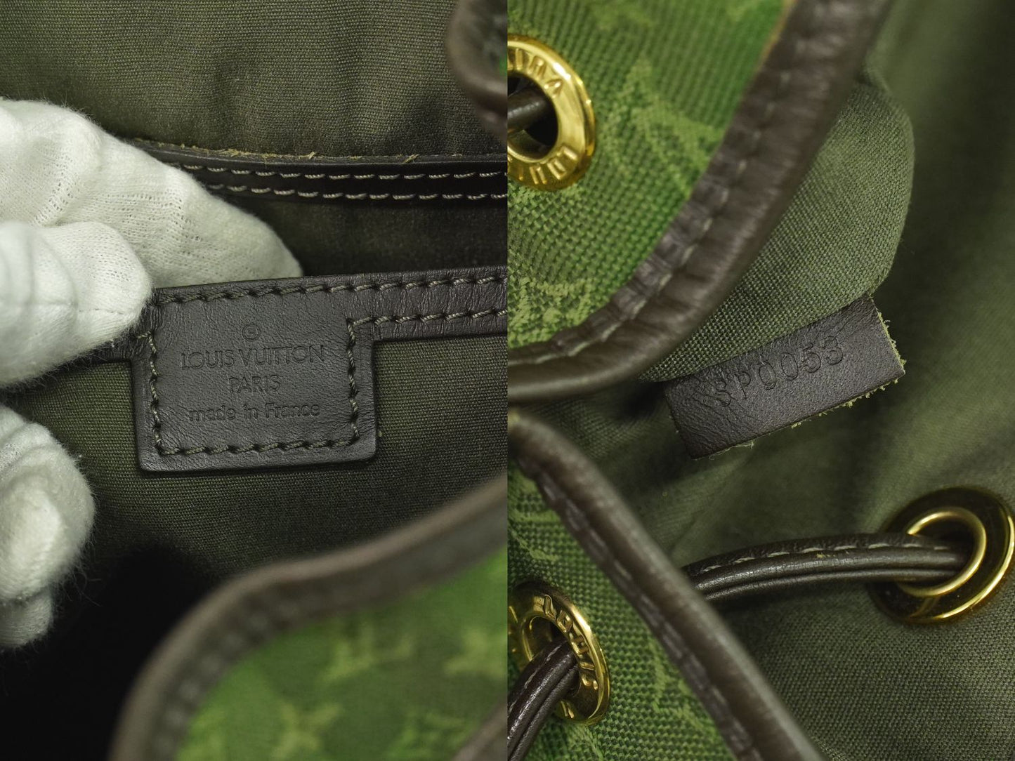 LOUIS VUITTON モンスリ GM モノグラム ミニ リュックサック カーキ M92456