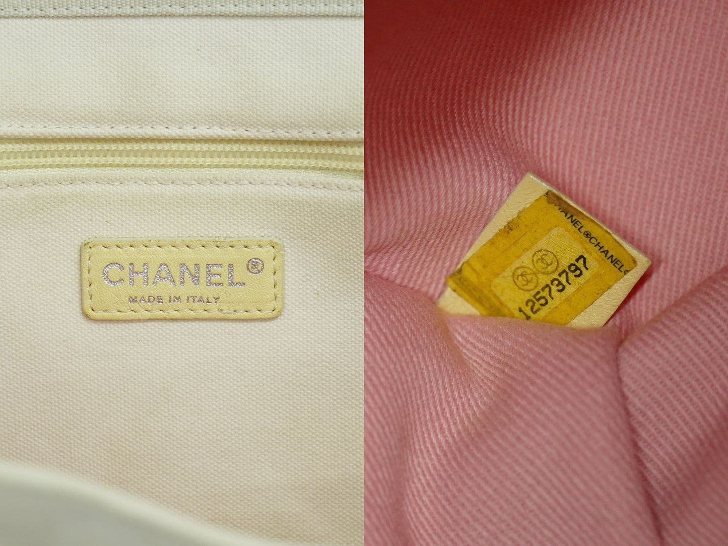 CHANEL ココマーク マイアミ クルーズライン トートバッグ ホワイト