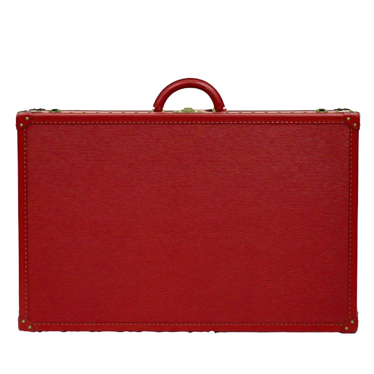 LOUIS VUITTON LV アルゼール 80 エピ レザー トランク レッド