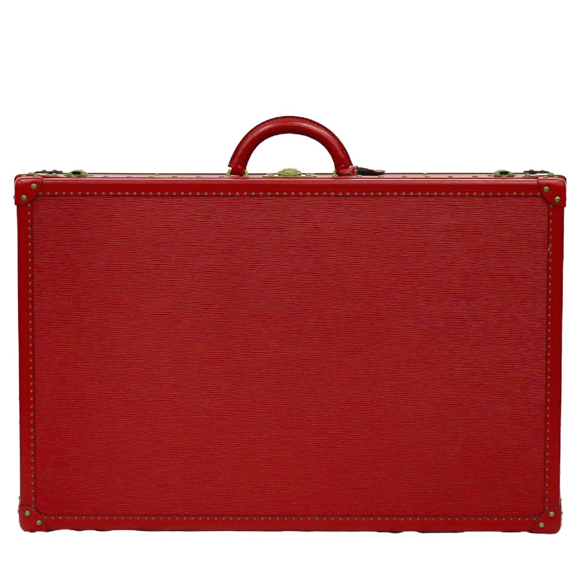 LOUIS VUITTON アルゼール 75 エピ レザー トランク カスティリアンレッド
