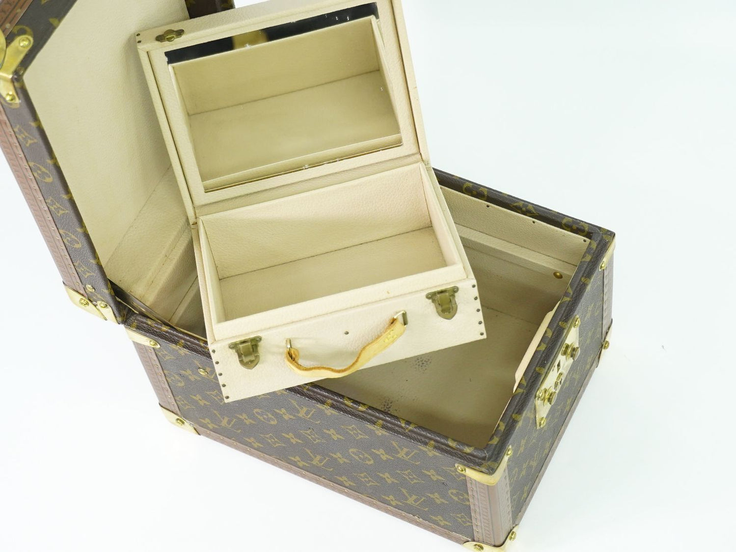 LOUIS VUITTON ボワット フラコン モノグラム メイクボックス M21828