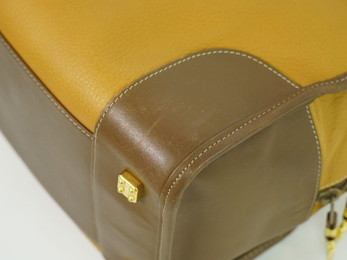 LOEWE アマソナ 40 アナグラム ハンドバッグ ベージュ