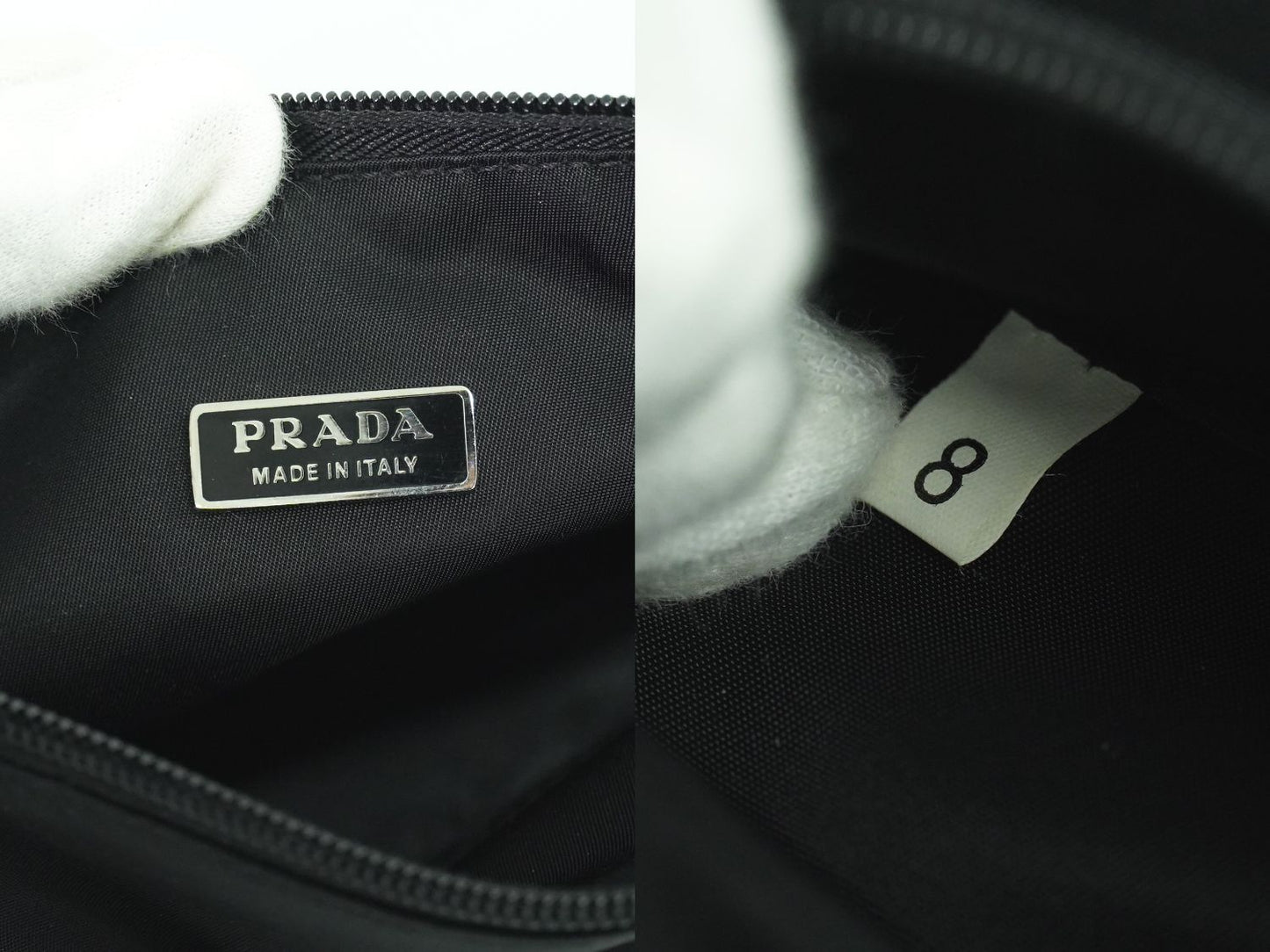 PRADA アクセサリーポーチ ブラック