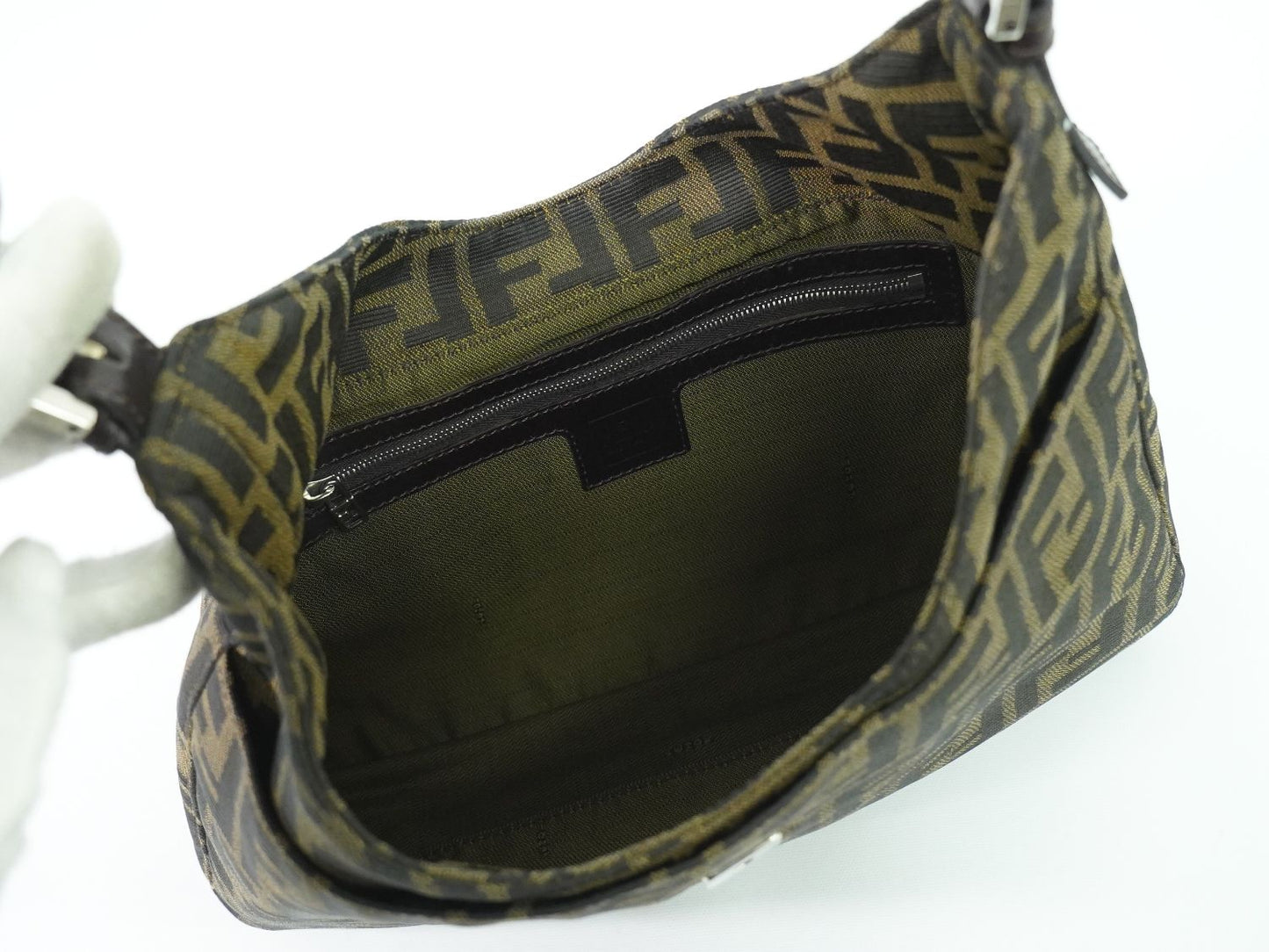 FENDI ズッカ ショルダーバッグ ブラウン 26569