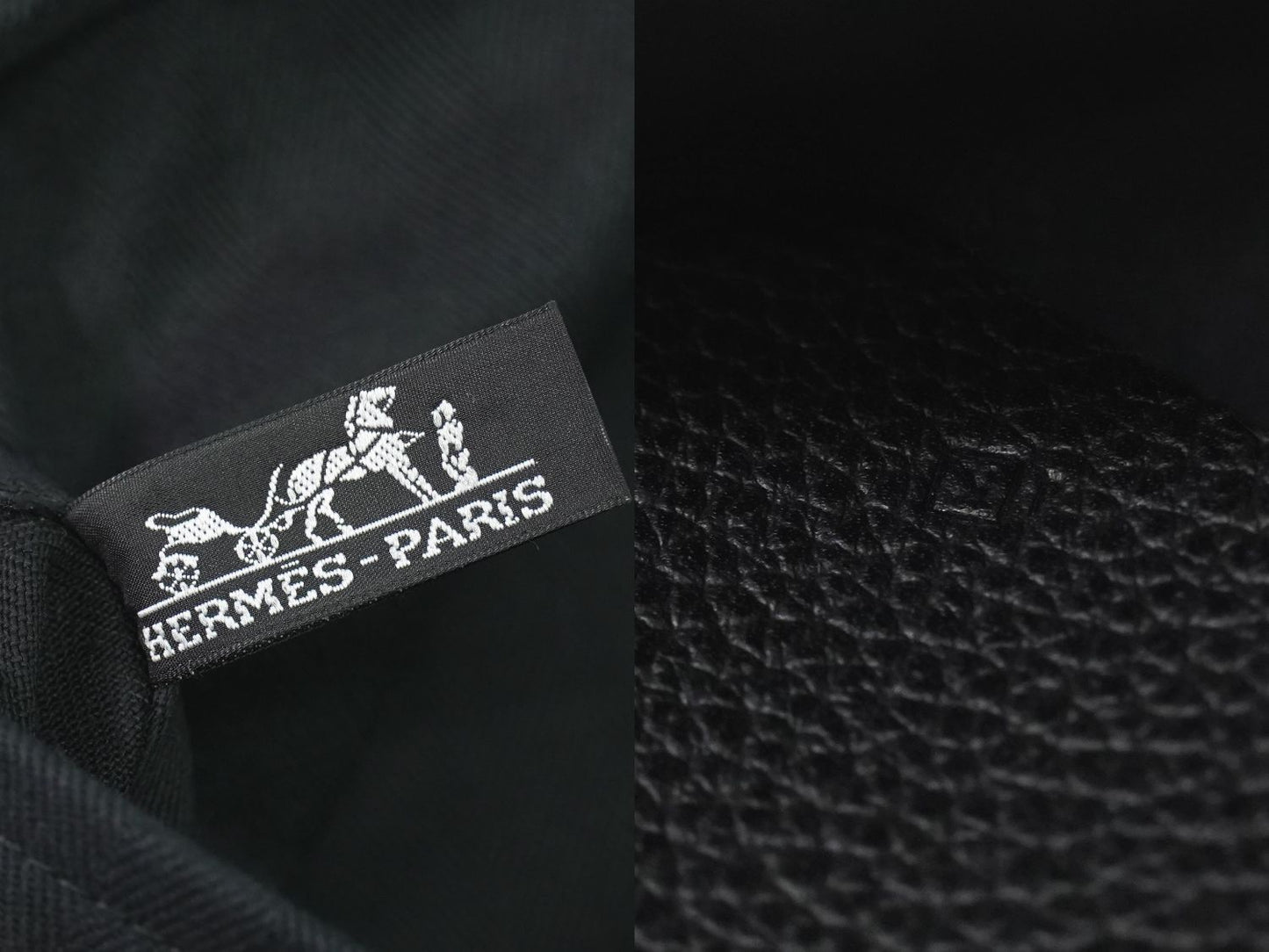 HERMES ヴァルパライソ GM ハンドバッグ □K刻 ブラック