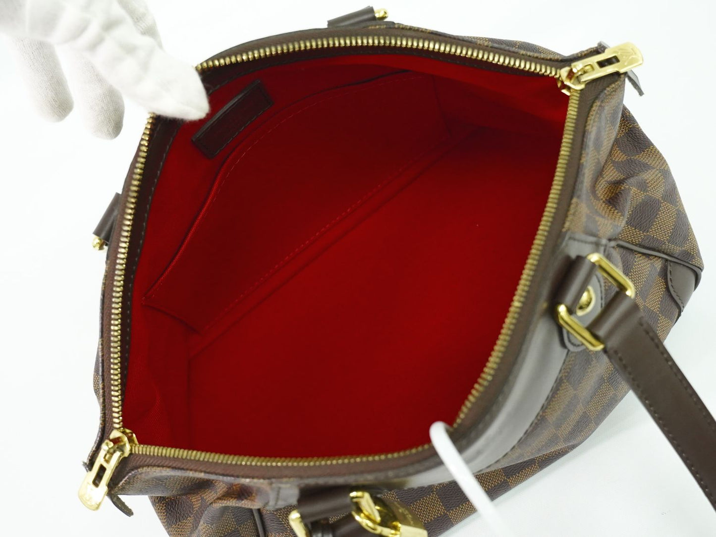LOUIS VUITTON ヴェローナ PM ダミエ エベヌ トートバッグ N41117