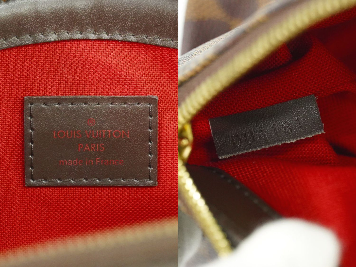 LOUIS VUITTON ヴェローナ PM ダミエ エベヌ トートバッグ N41117