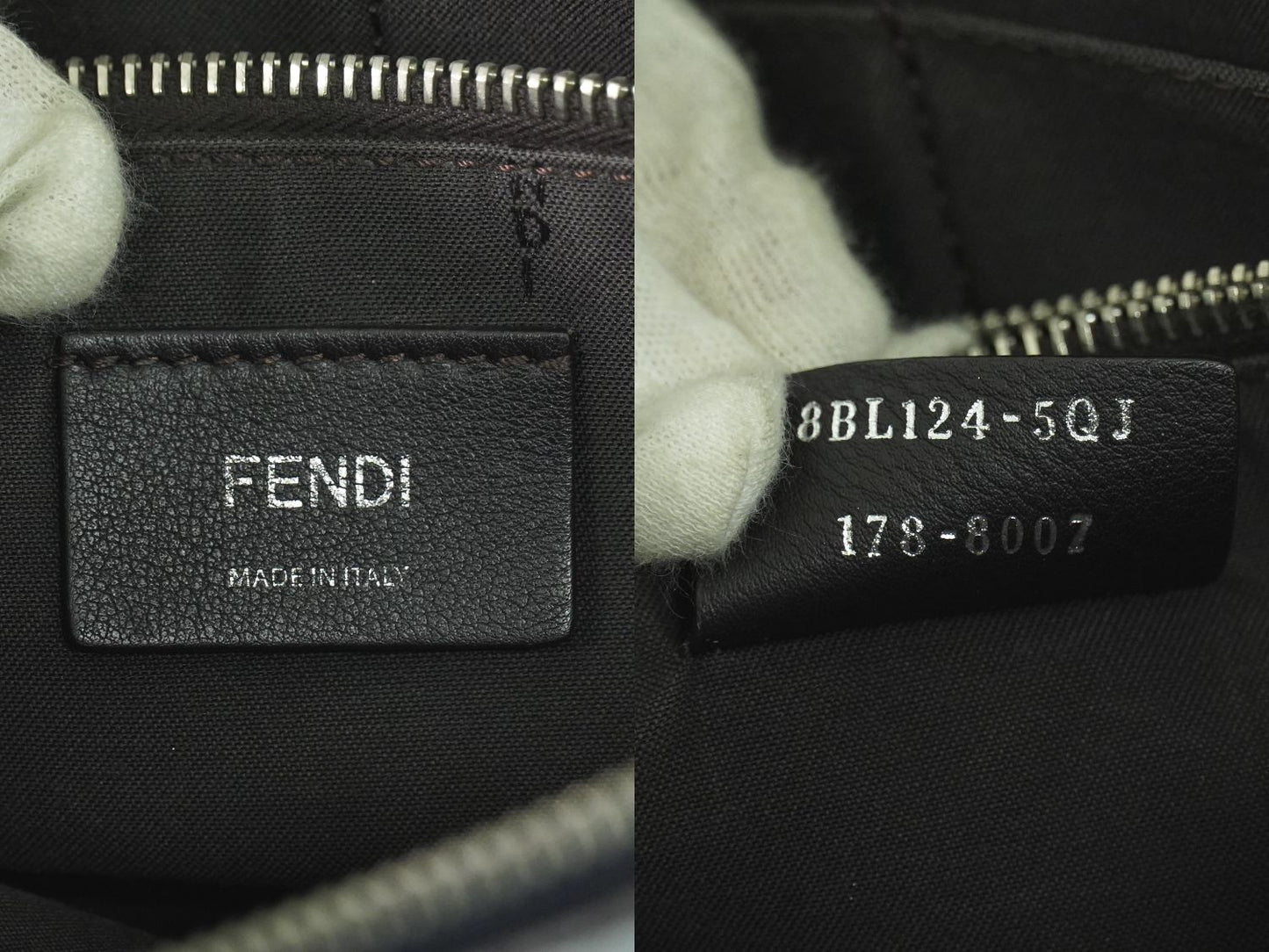 FENDI バイザウェイ ハンドバッグ ライトブルー