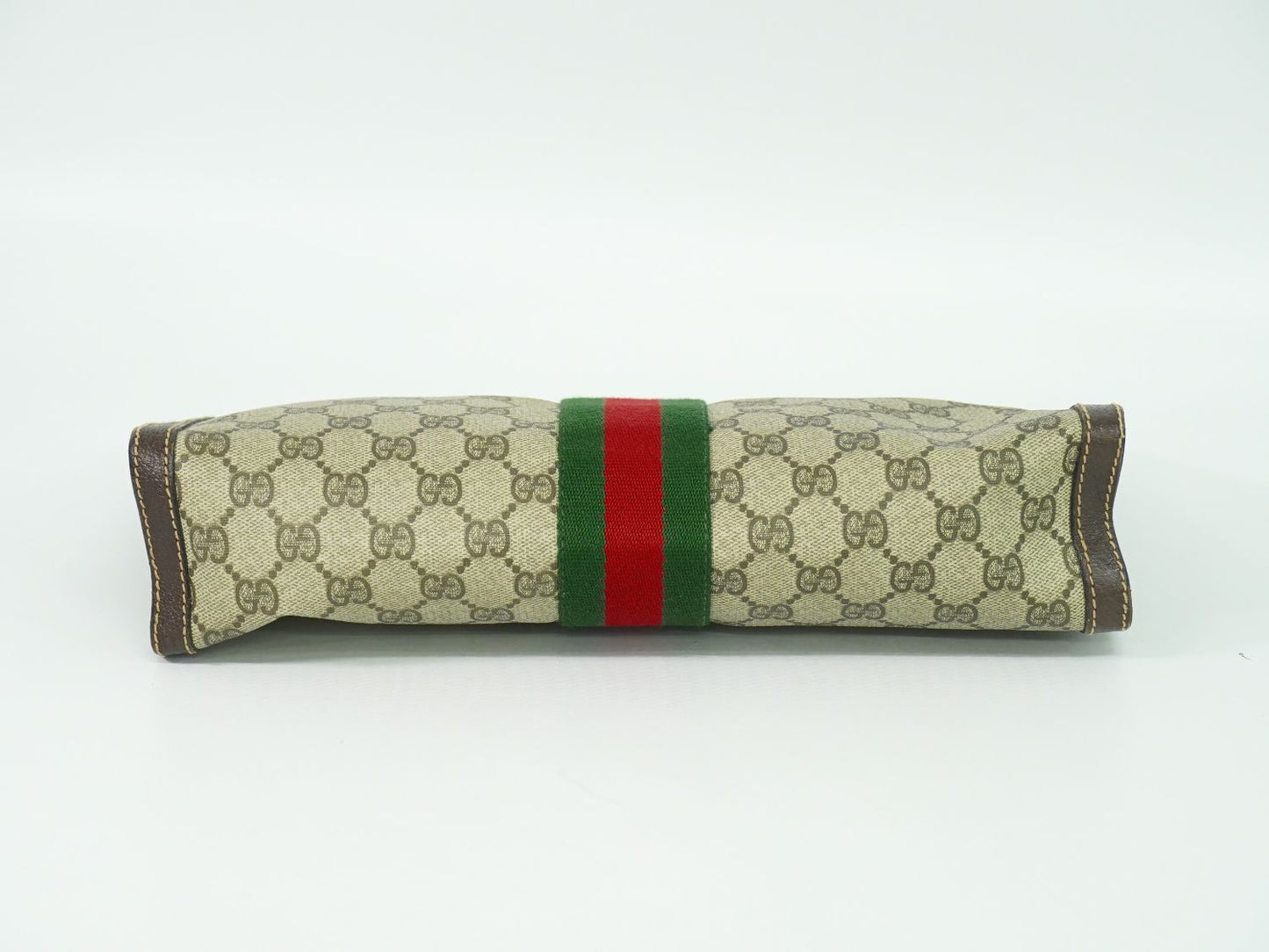 GUCCI PARFUMS シェリーライン GGスプリーム クラッチバッグ ベージュ ブラウン
