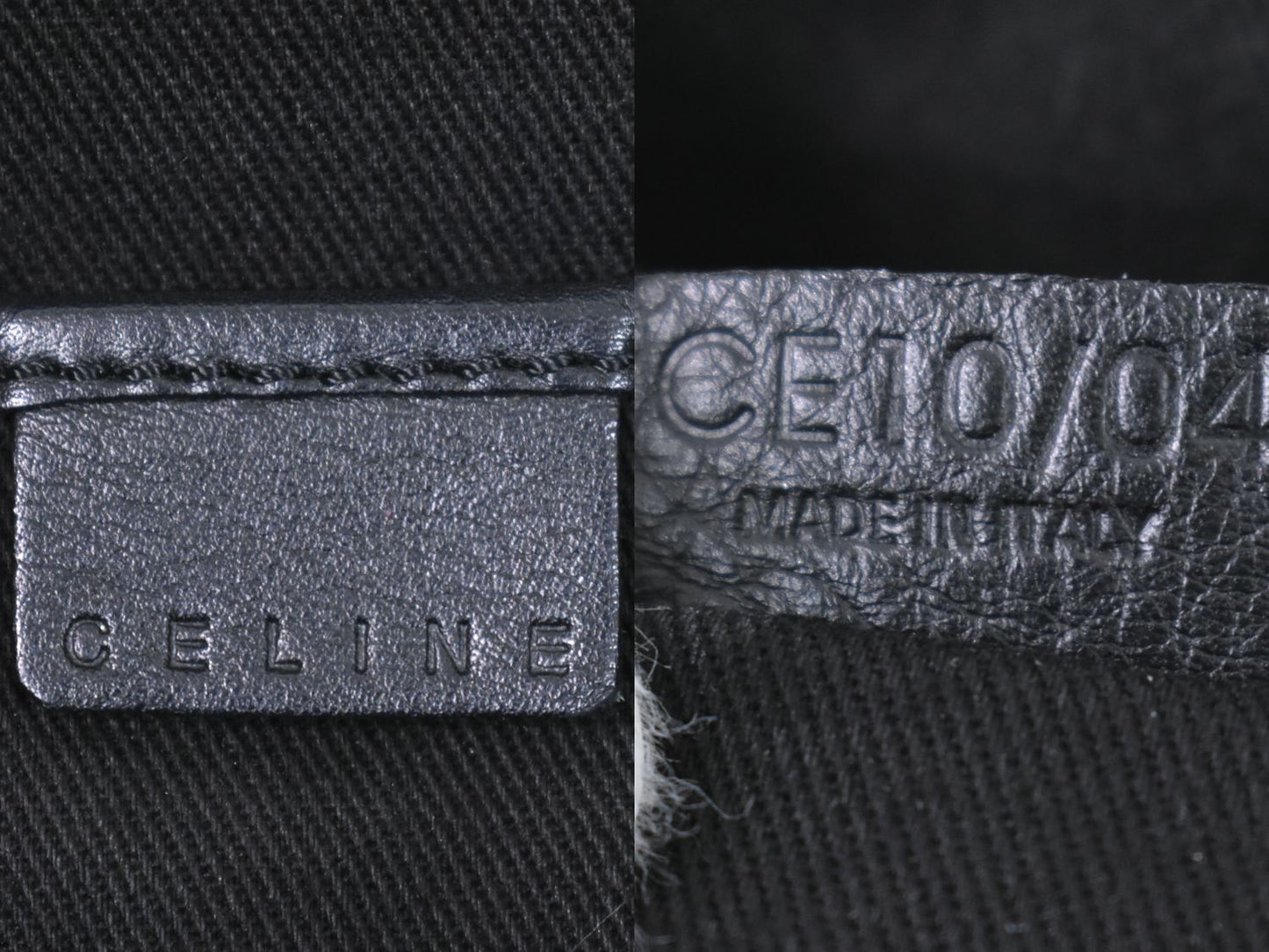 CELINE マカダム トートバッグ ブラック ブラウン