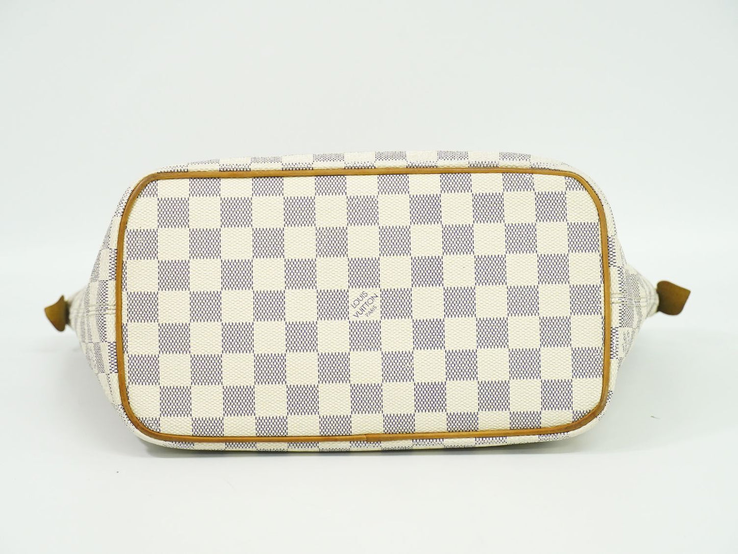 LOUIS VUITTON サレヤ PM ダミエ アズール トートバッグ ホワイト N51186