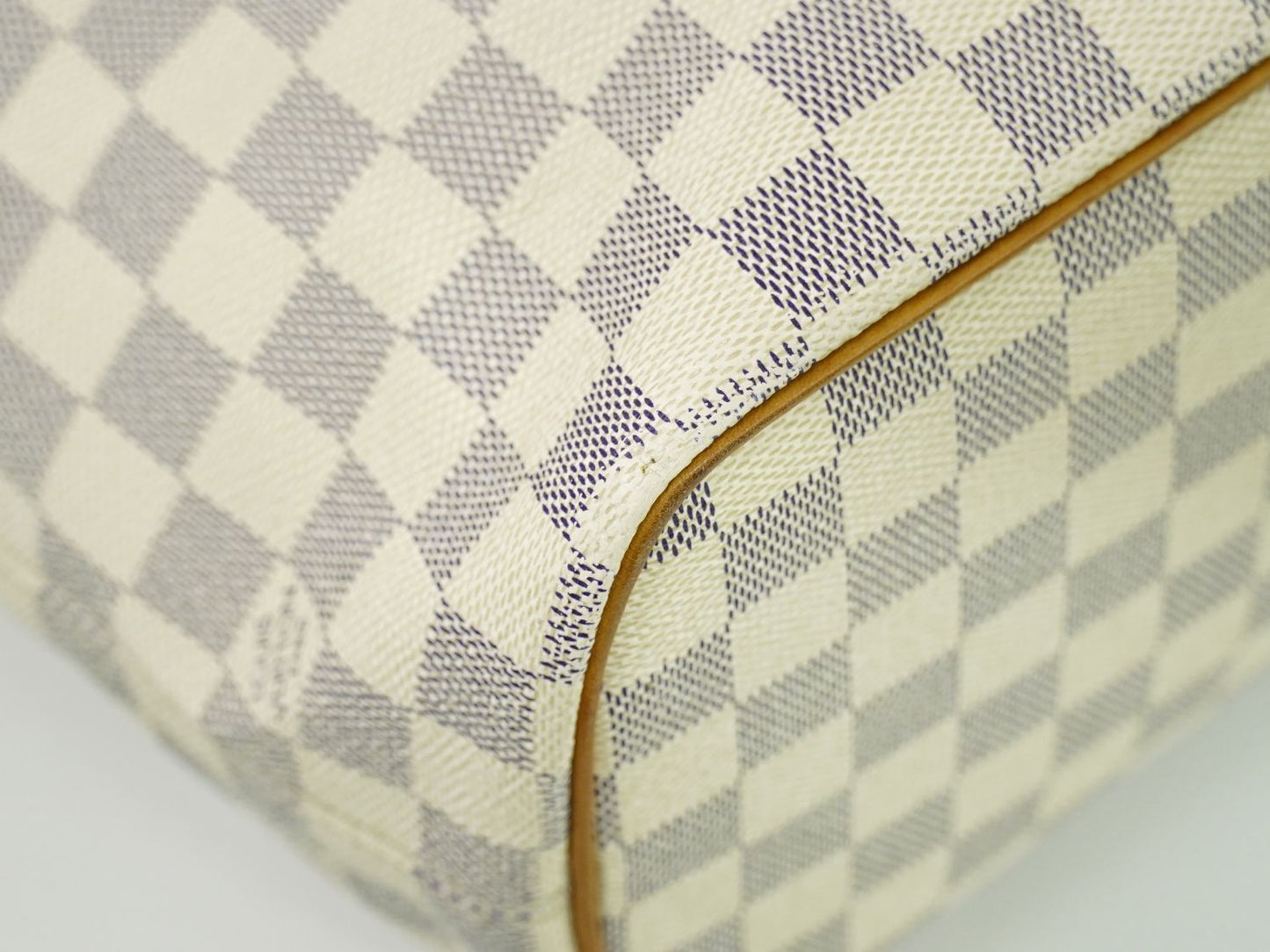 LOUIS VUITTON サレヤ PM ダミエ アズール トートバッグ ホワイト N51186