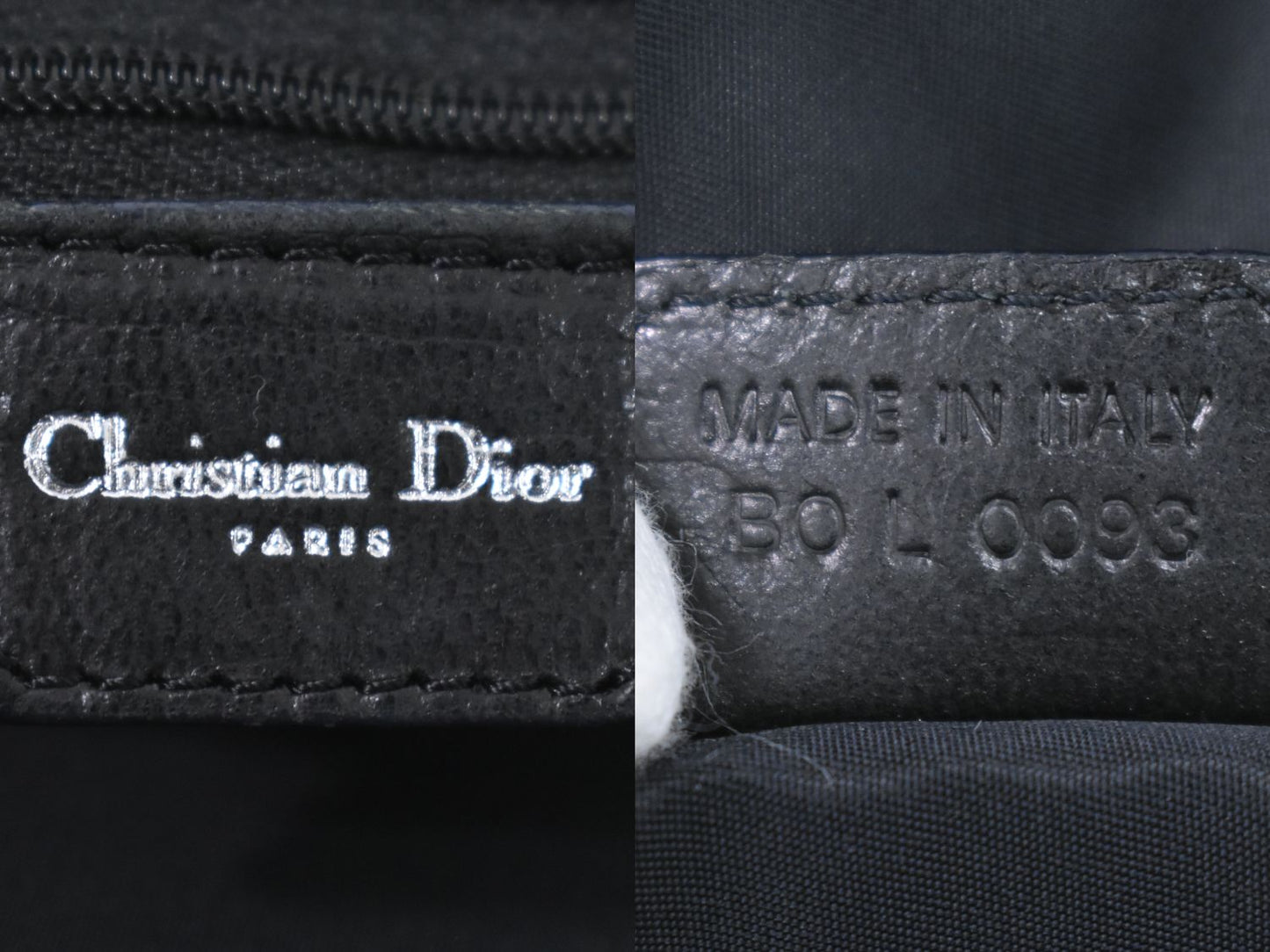 Christian Dior トロッター ショルダーバッグ ブラック