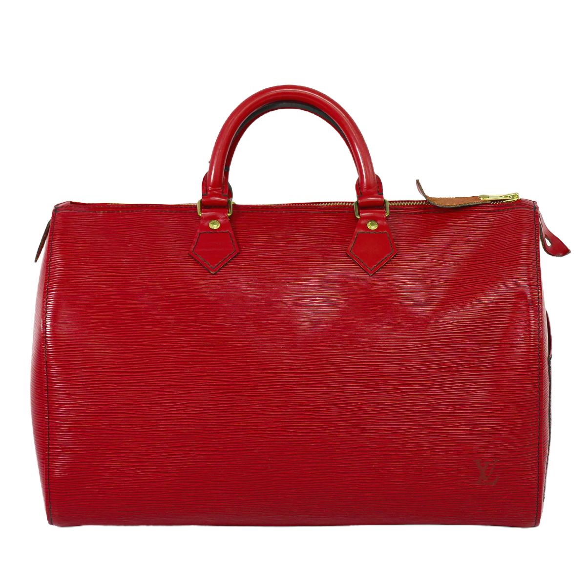 LOUIS VUITTON スピーディ 35 エピ レザー ミニボストンバッグ カスティリアンレッド M42997