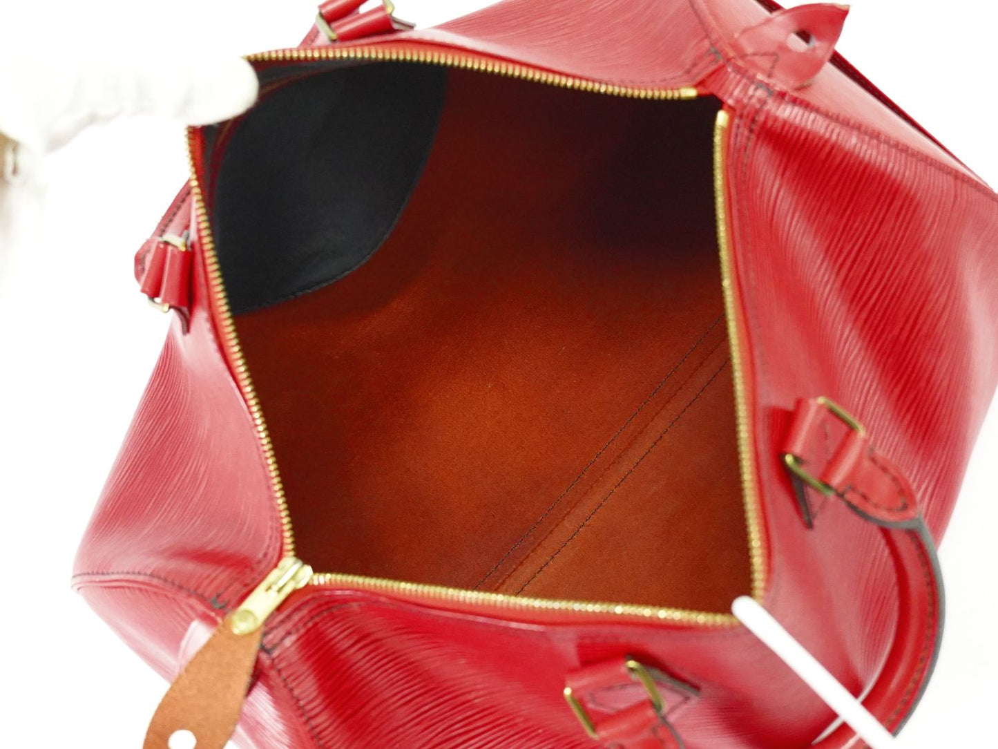 LOUIS VUITTON スピーディ 35 エピ レザー ミニボストンバッグ カスティリアンレッド M42997
