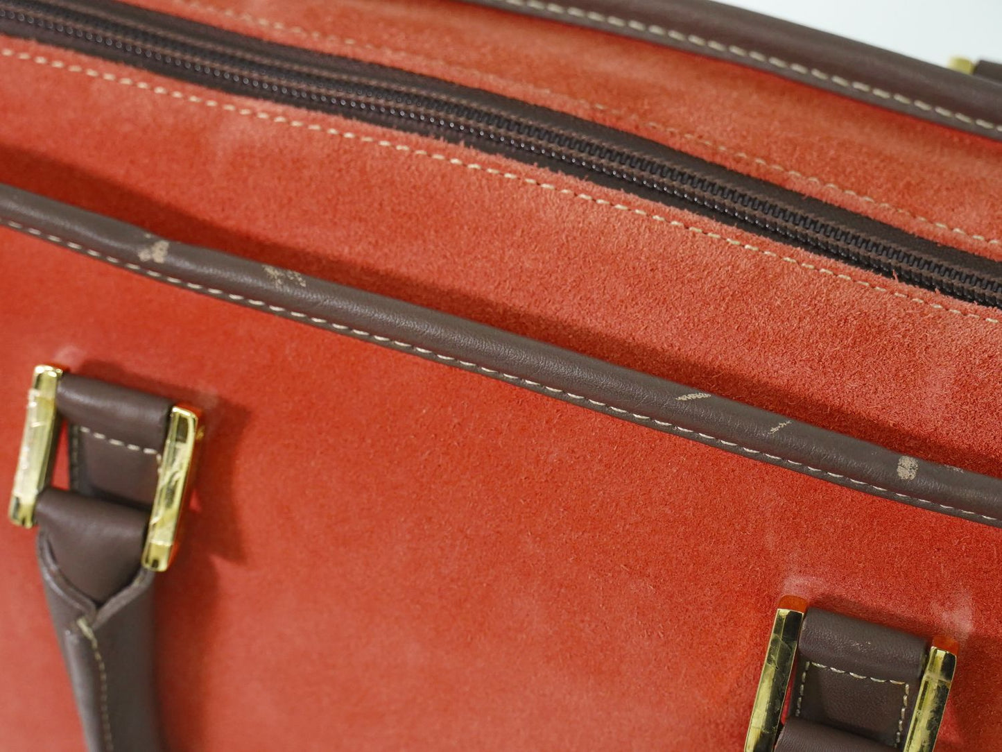 LOEWE アマソナ 32 アナグラム ハンドバッグ レッド系