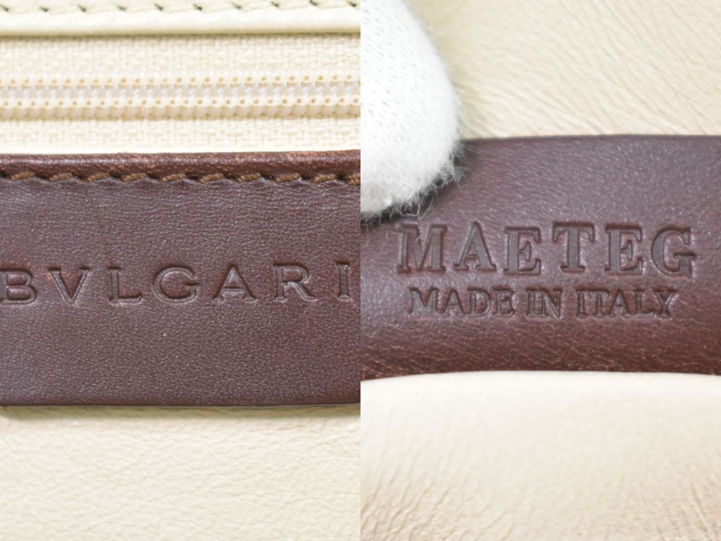 BVLGARI ハンドバッグ ブラウン