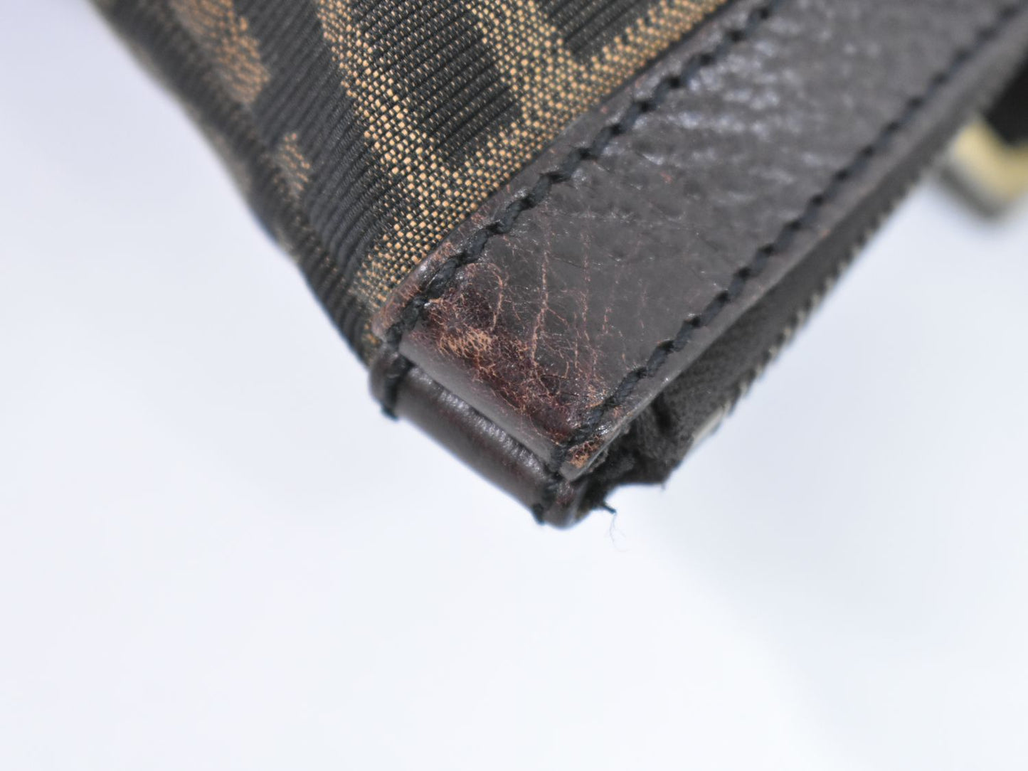 FENDI ズッカ トートバッグ ブラウン 8BH179